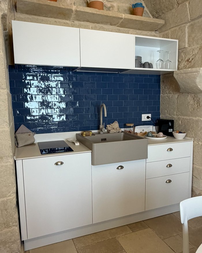 La cucina dell'appartamento Lamia